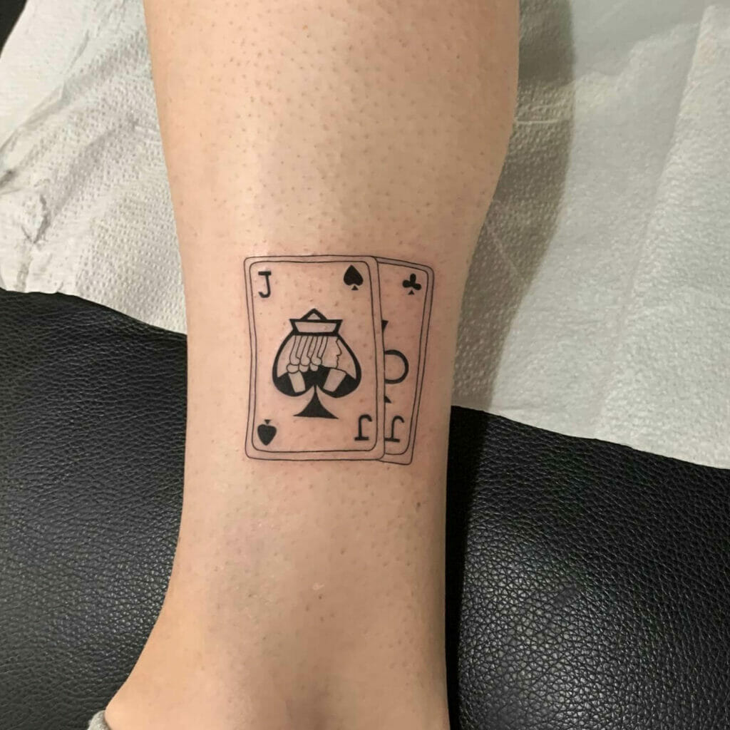 Jack Of Spades Playing Card Tattoos Card Tattoo Designs Card Tattoo