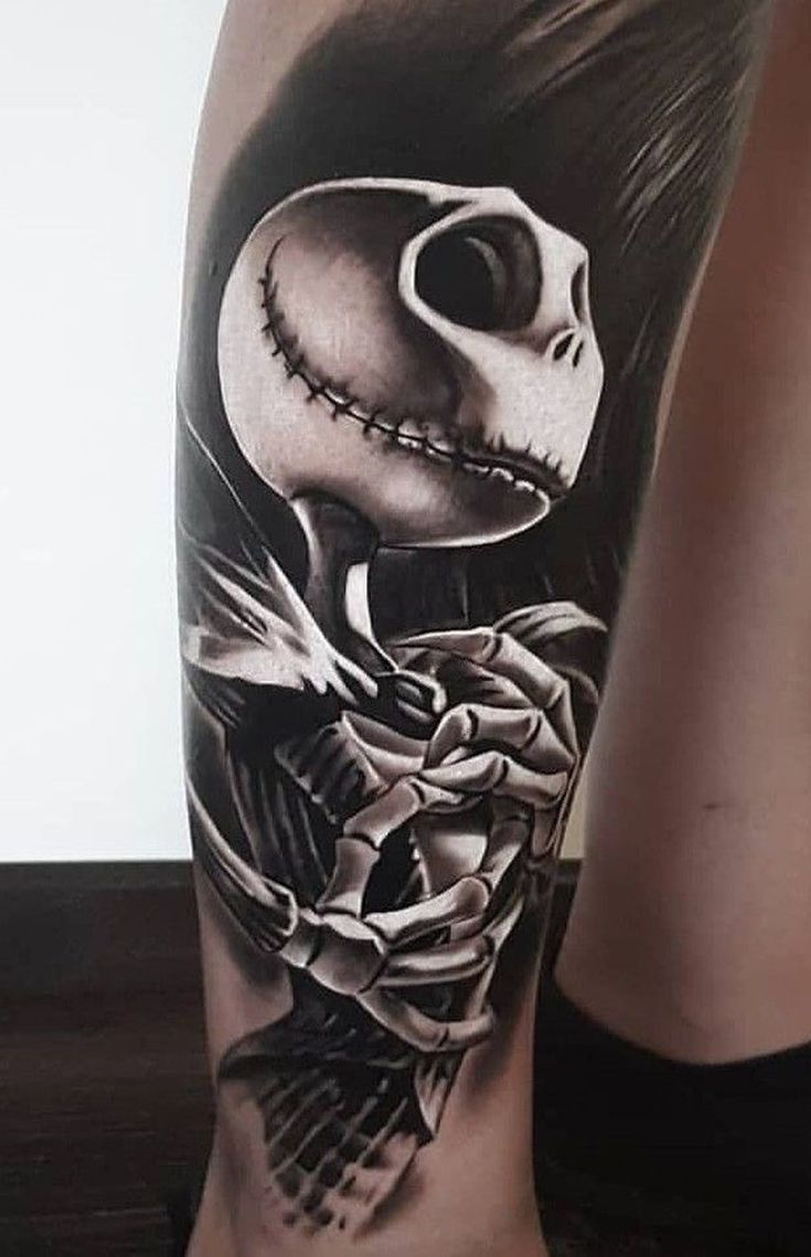 Jack Skellington Jack Tattoo Nightmare Before Christmas Tattoo