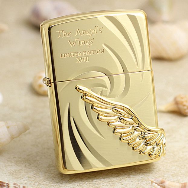 Japanese Angel Wings Zippo Lighter Limited Edition Paw 118Plg Zippo Art Repair Clinic Zippo