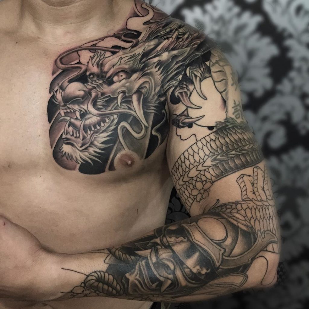 5 Iconic Japanese Samurai Mask Tattoo Designs