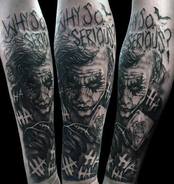 5 Stunning Ideas for a Joker Tattoo on Your Forearm