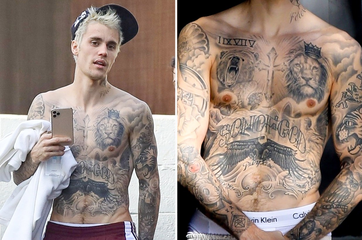 5 Secrets Revealed in Justin Bieber's Back Tattoo