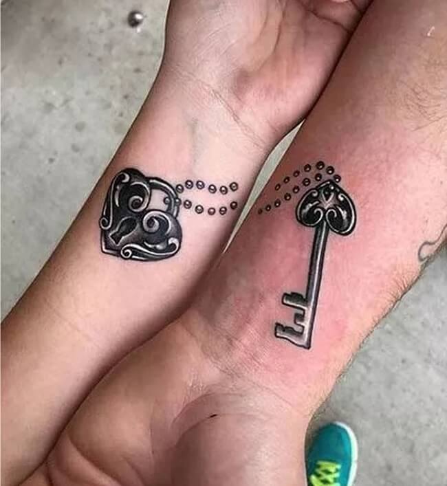 Key To My Heart By Samqwert On Deviantart Key Tattoos Couples Tattoo