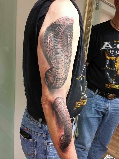 King Cobra Tattoo 3D