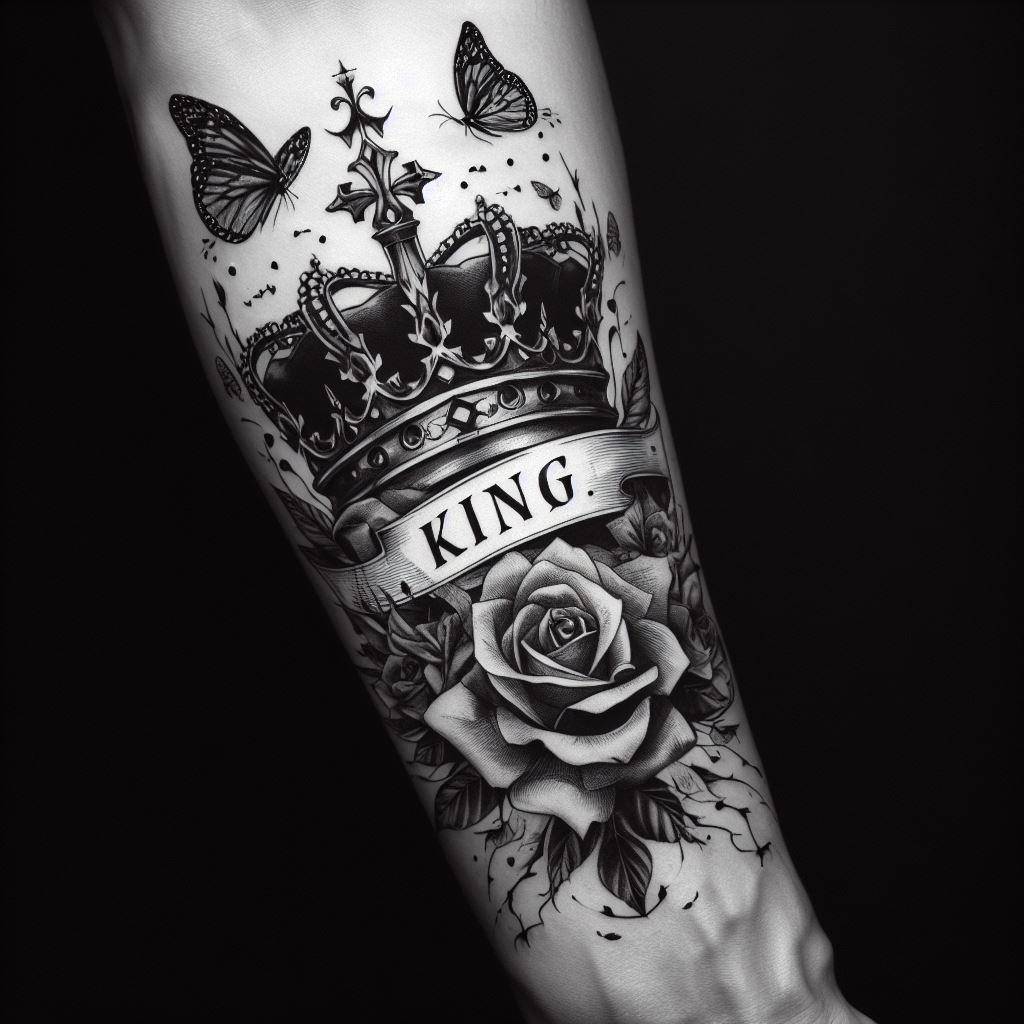 King Crown Tattoo Majestic Royalty On Your Skin Your Own Tattoo