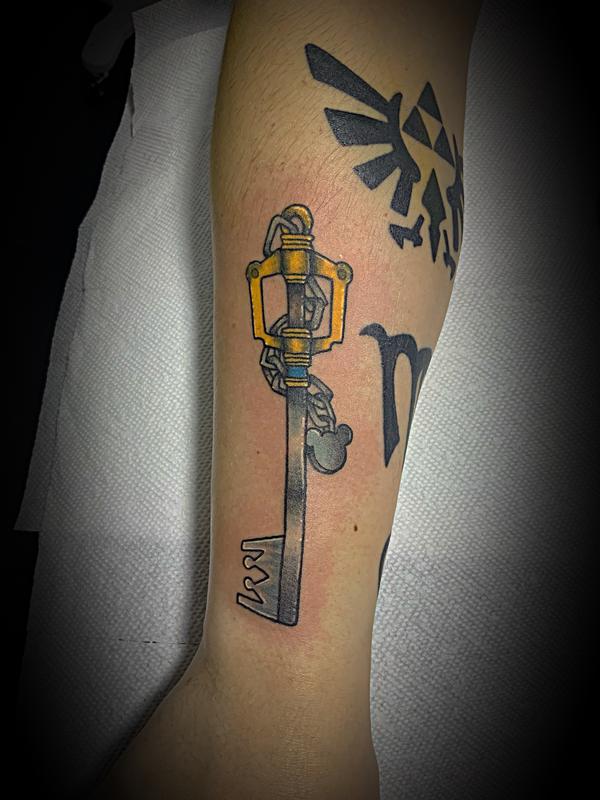 Kingdom Hearts Keyblade By Nick Sadler Madison Tattoonow