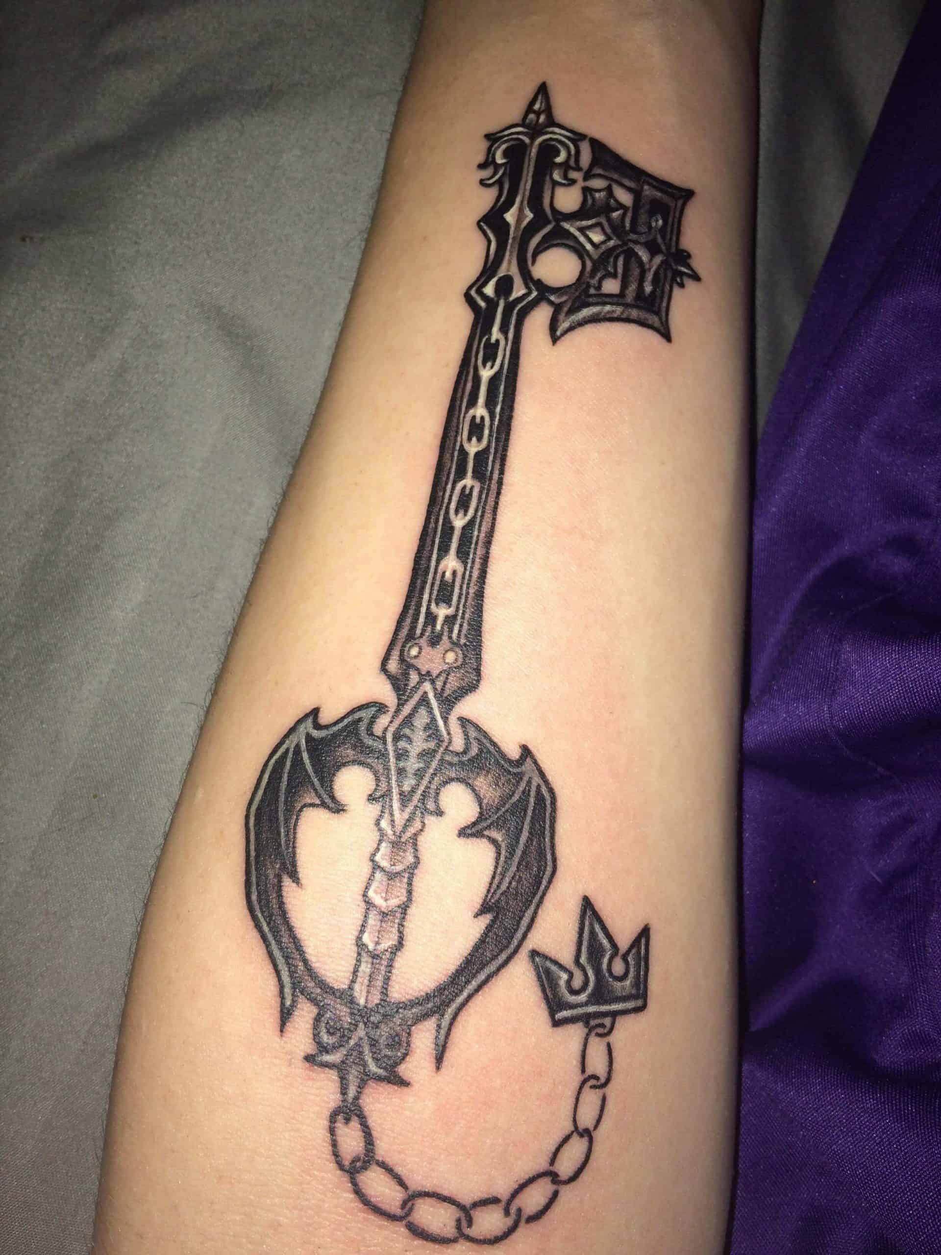 Kingdom Hearts Keyblade Tattoos