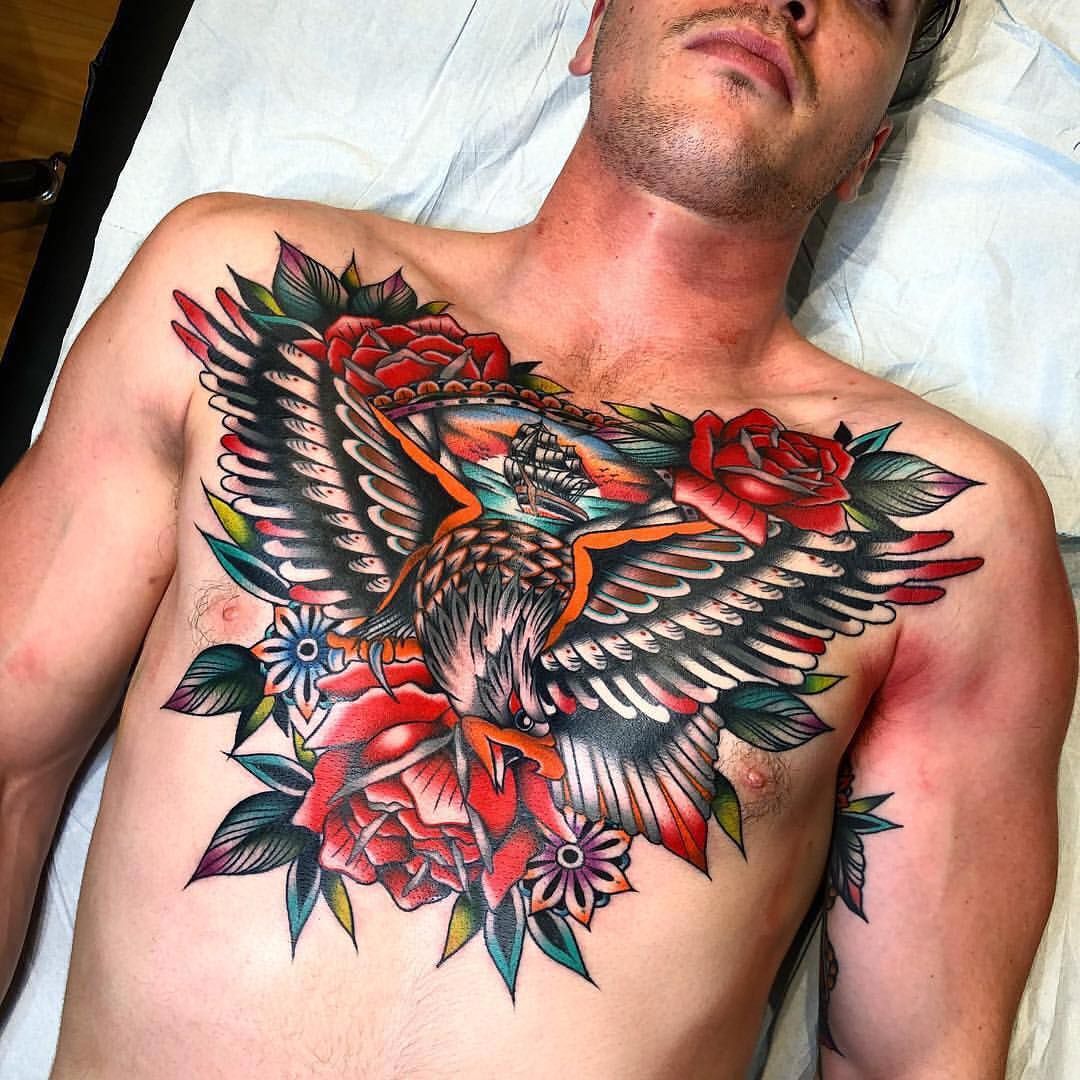 Kirk Jones Traditional Tattoo Traditional Eagle Tattoo American