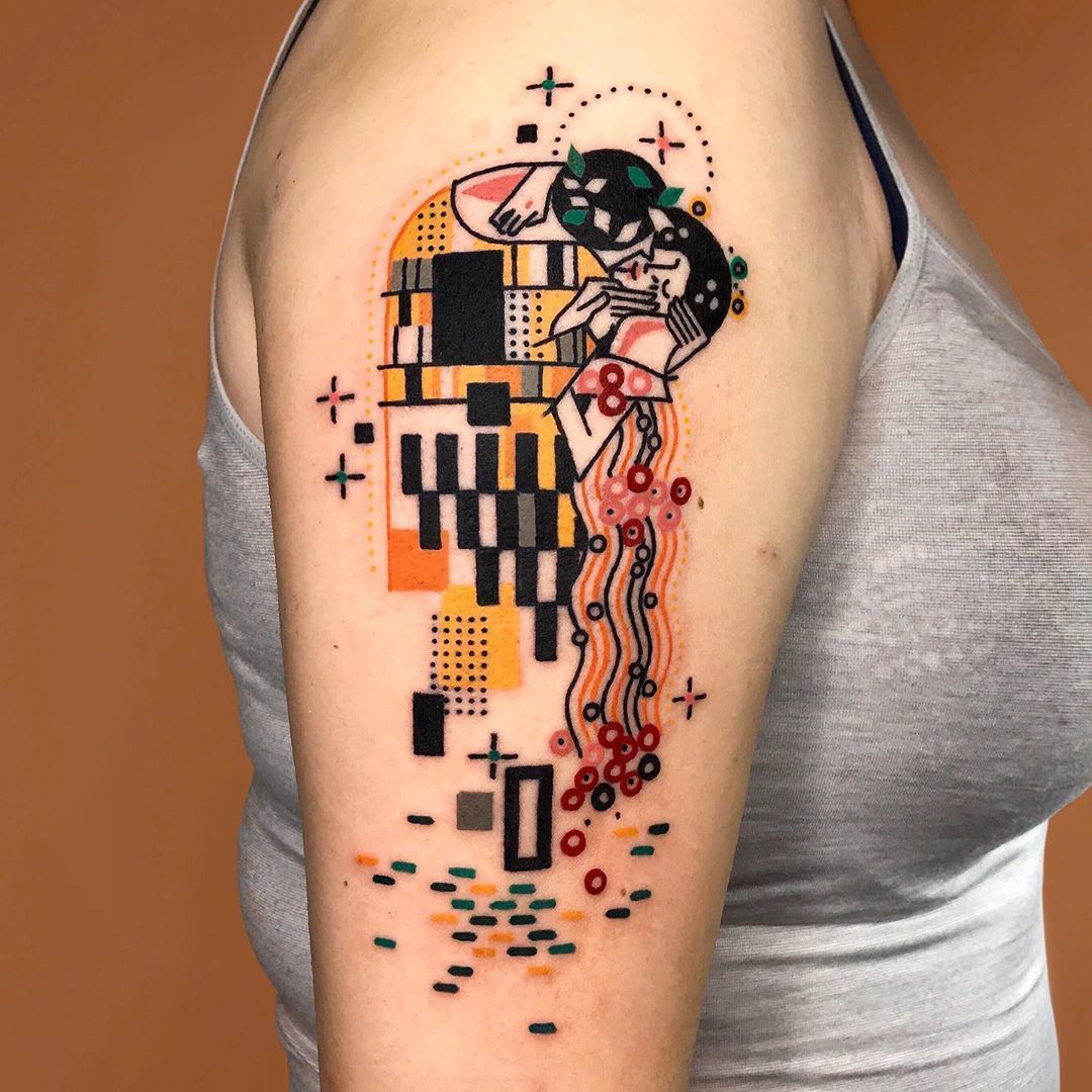 5 Mesmerizing Ideas for Your Gustav Klimt Kiss Tattoo