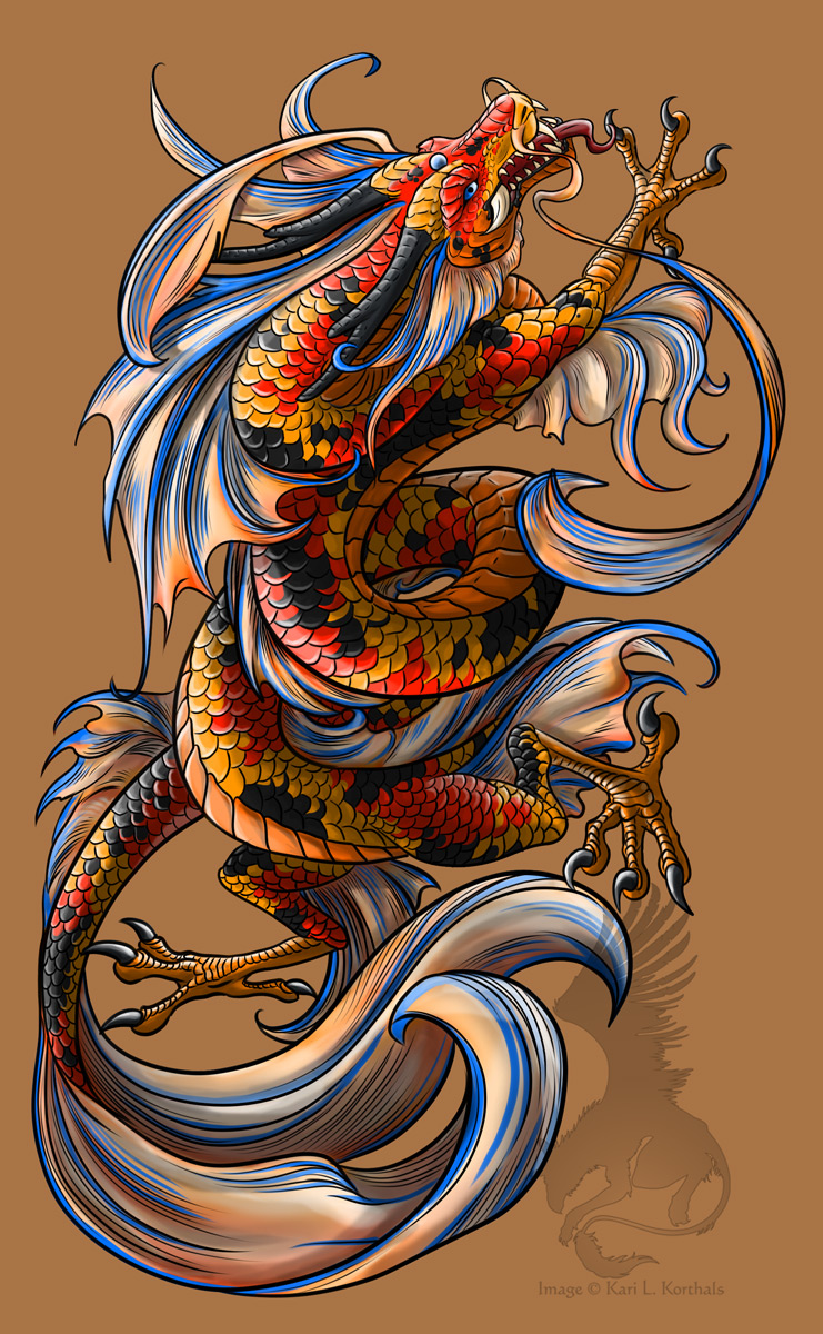 Koi Dragon Tattoo 2 I Want This M S Koi Dragon Tattoo Dragon Koi