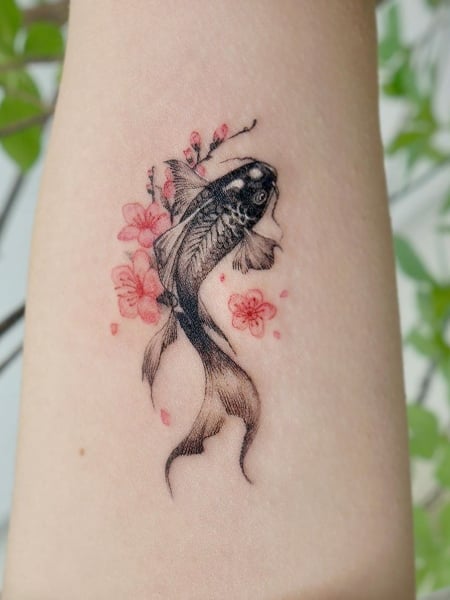 Koi Fish Tattoos Meaning Color Direction And More Tatring