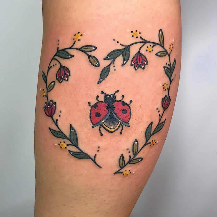 25 Stunning Lady Bug Tattoo Ideas for Inspiration