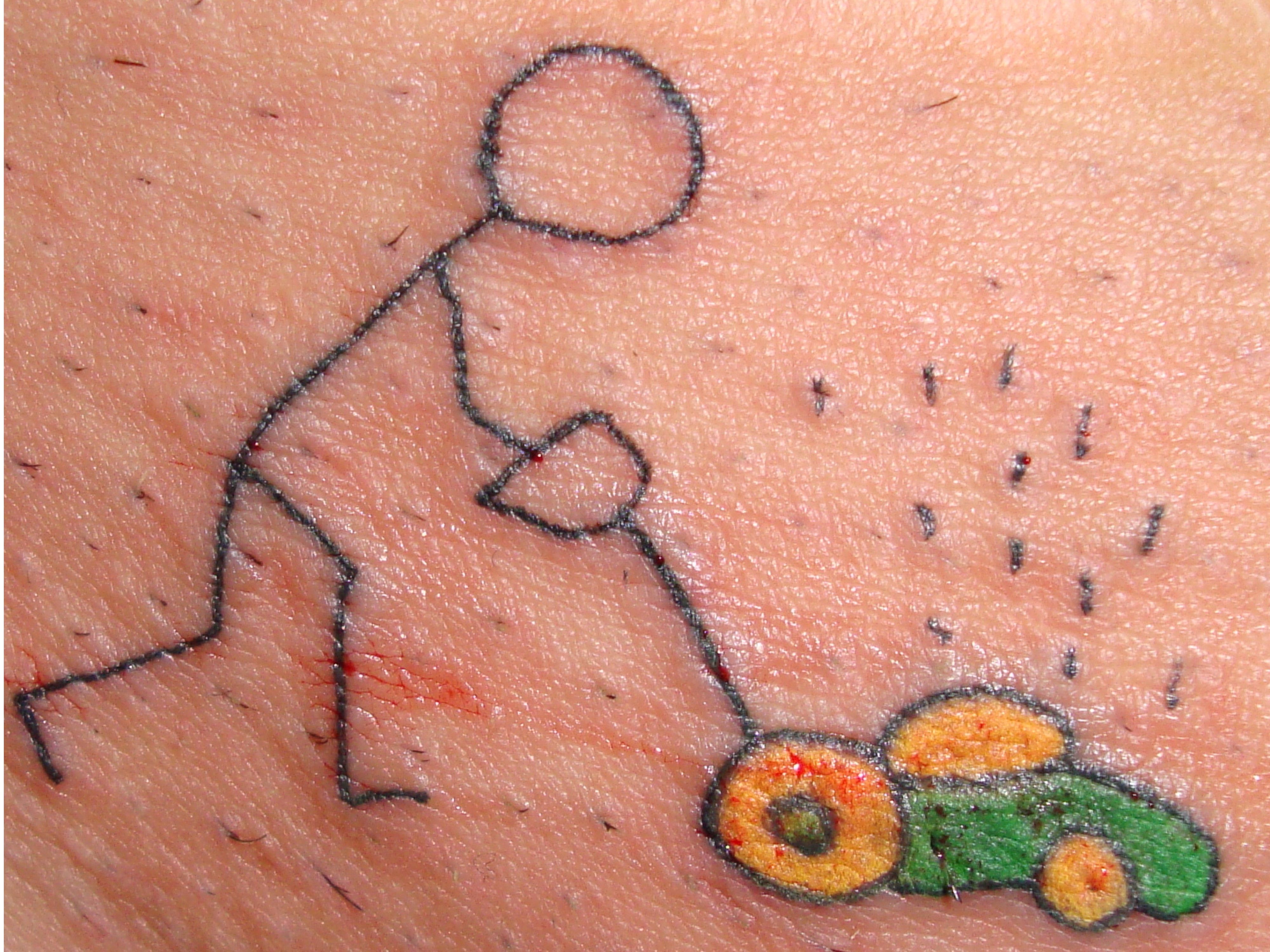 Lawnmower Creative Tattoos Tattoos Creative Tattoos Lawn Mower