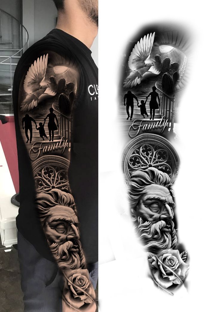 Learn 97 About Full Sleeve Tattoo Designs Drawings Latest In Daotaonec