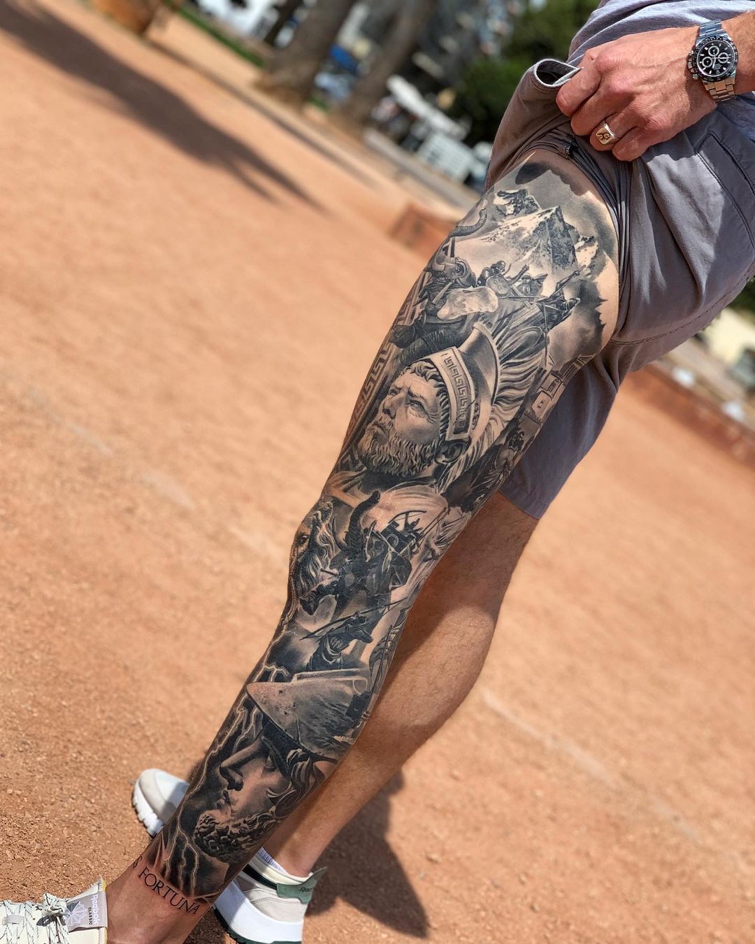 Leg Sleeve Tattoo By Dassssart New Tattoos H Nh X M H Nh X M