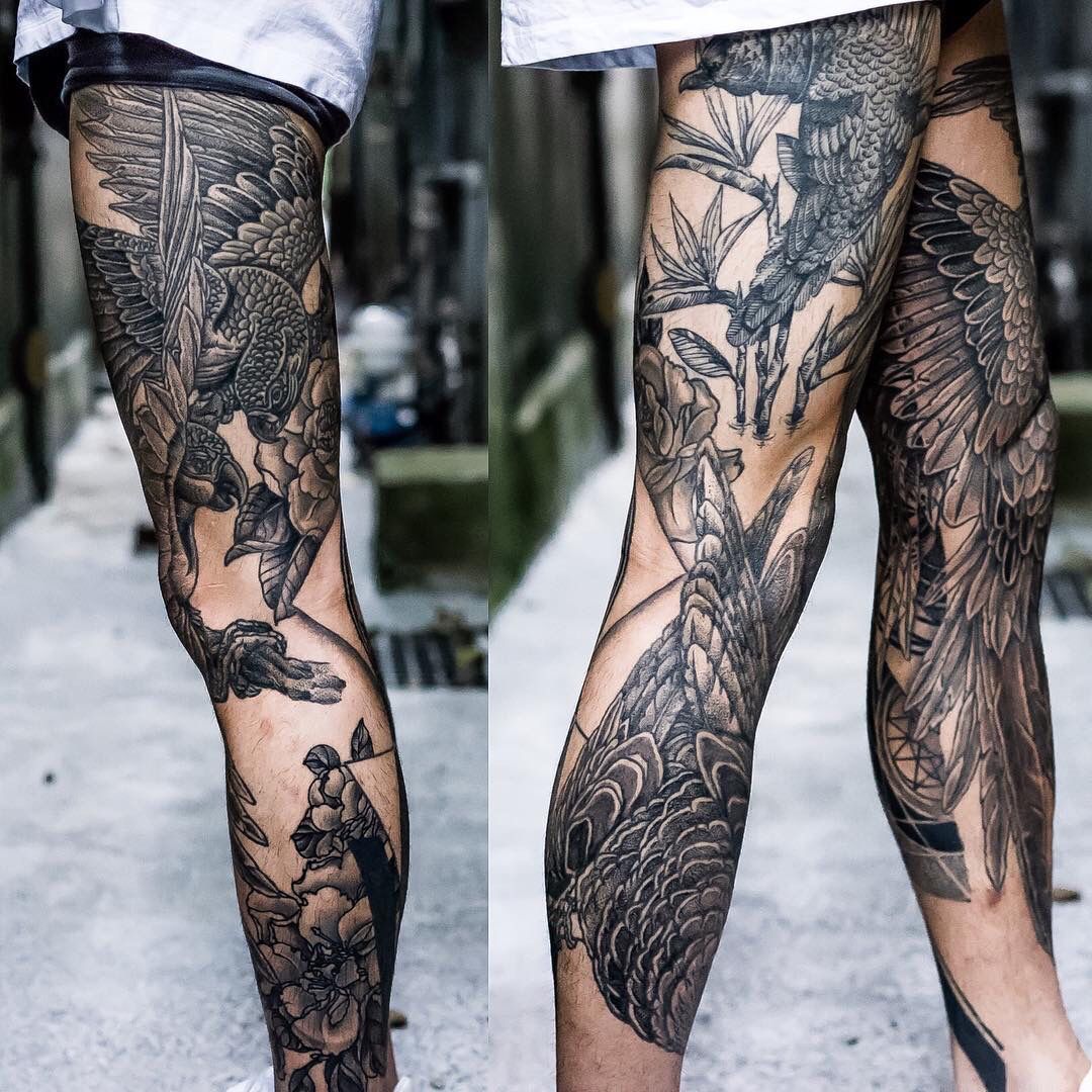 Leg Sleeve Tattoo In 2020 Full Leg Tattoos Leg Tattoo Men Leg Tattoos