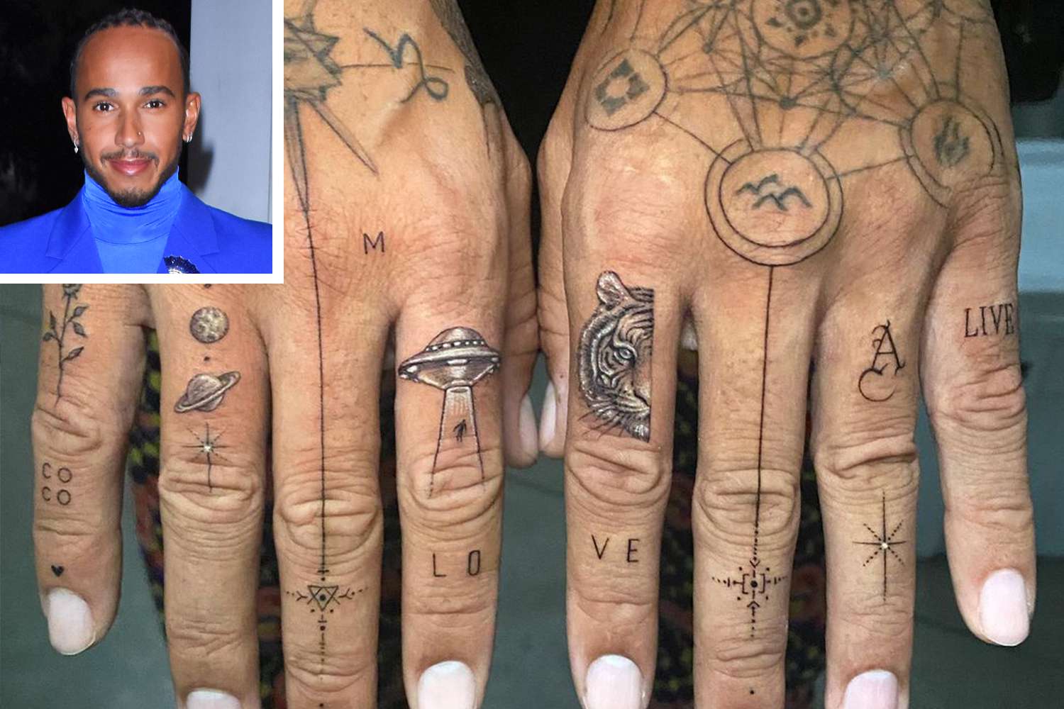 Lewis Hamilton's New Hand Tattoo: Meaning and Symbolism