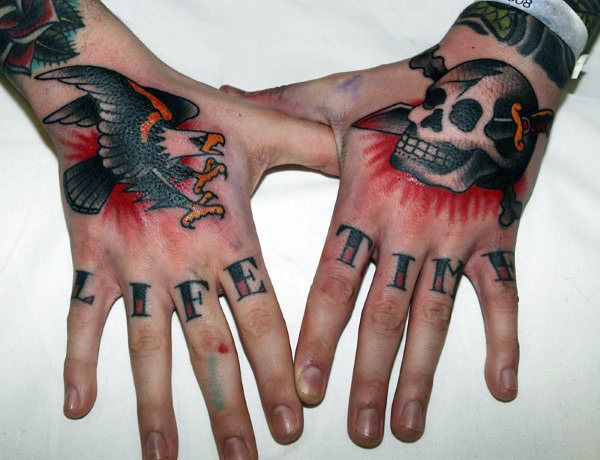 Life Time Male Knuckle Tattoos Words Knuckle Tattoos Finger Tattoos Words Tattoos