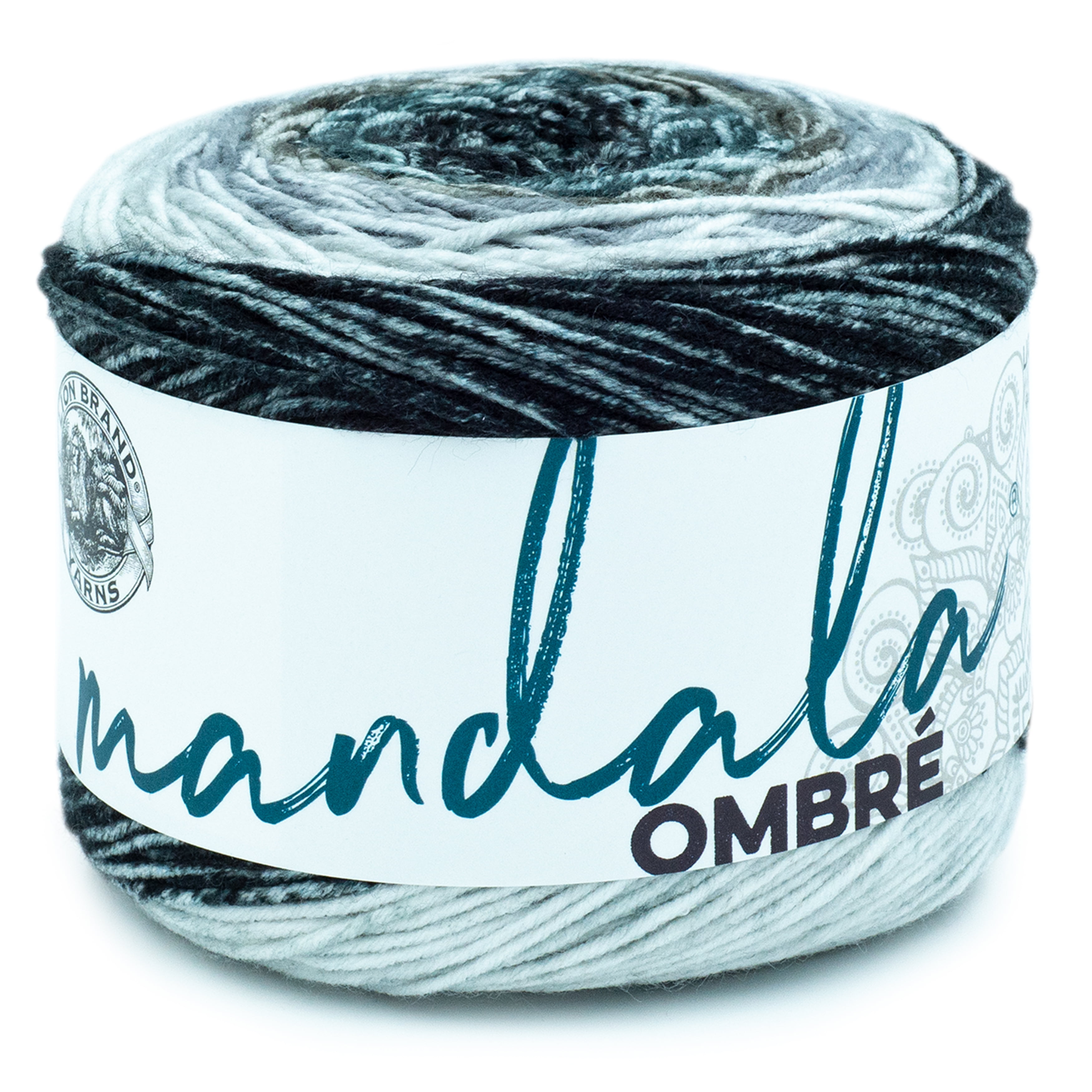 Lion Brand Yarn Mandala Yarn Tranquil Ombre Walmart Com Walmart Com