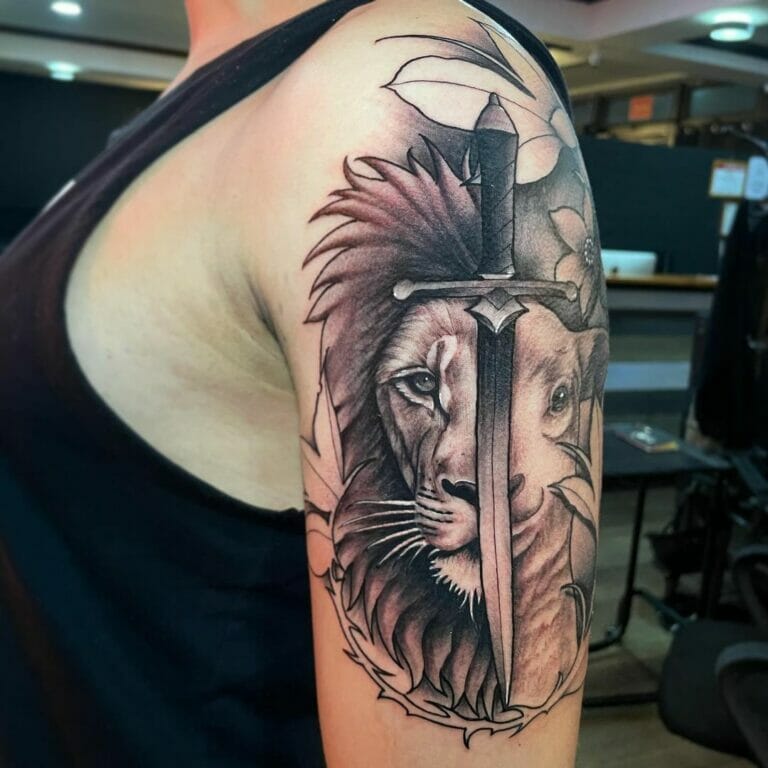 Lion Of Judah Tattoo On Arm