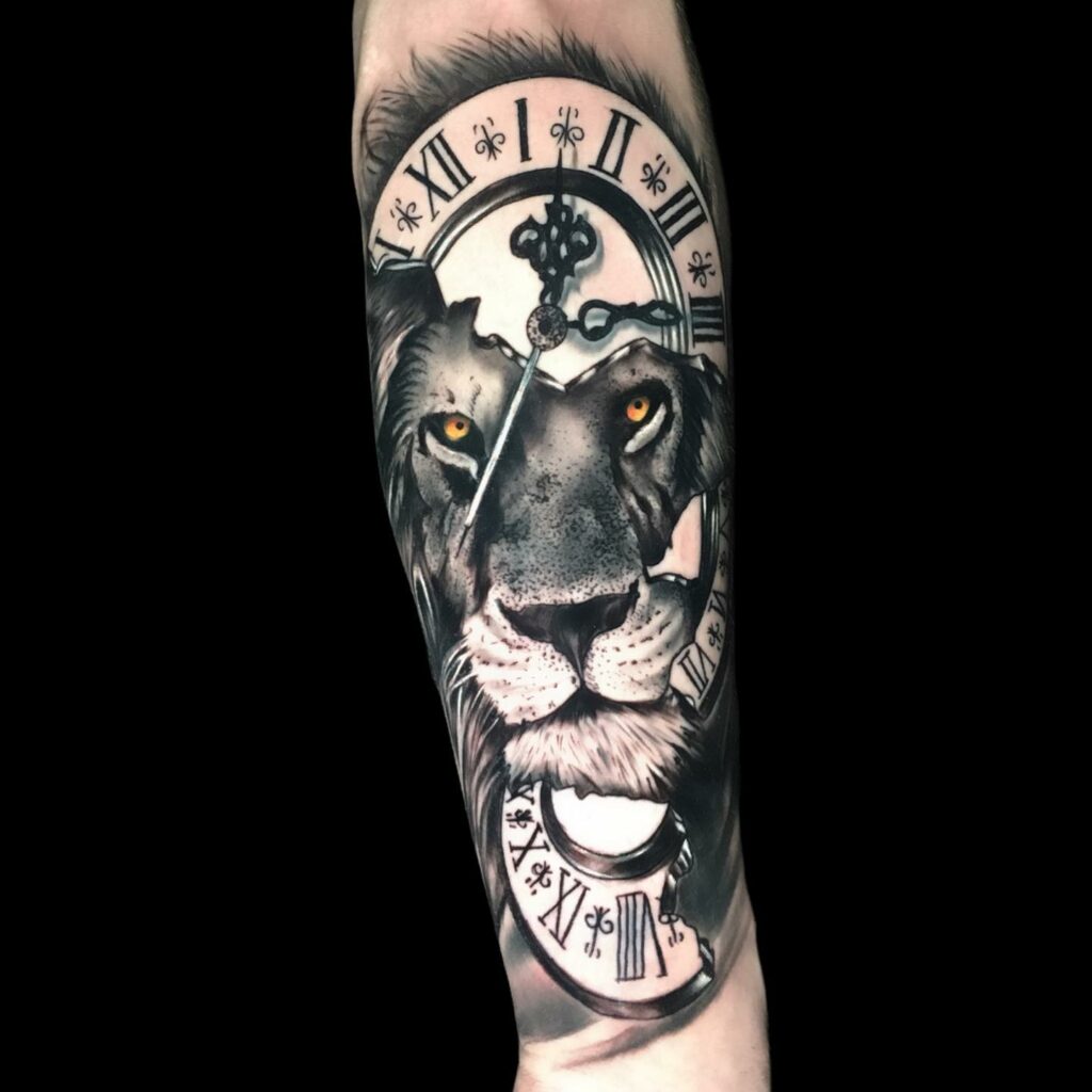 Lion On Forearm Tattoo Tattoogenda Com