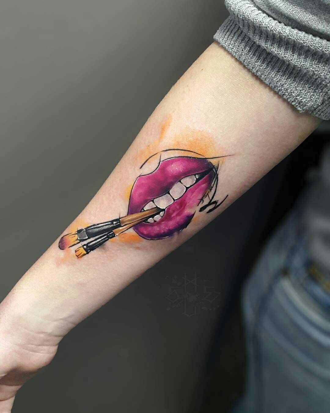 Lips Tattoo Meanings Artful Expressions