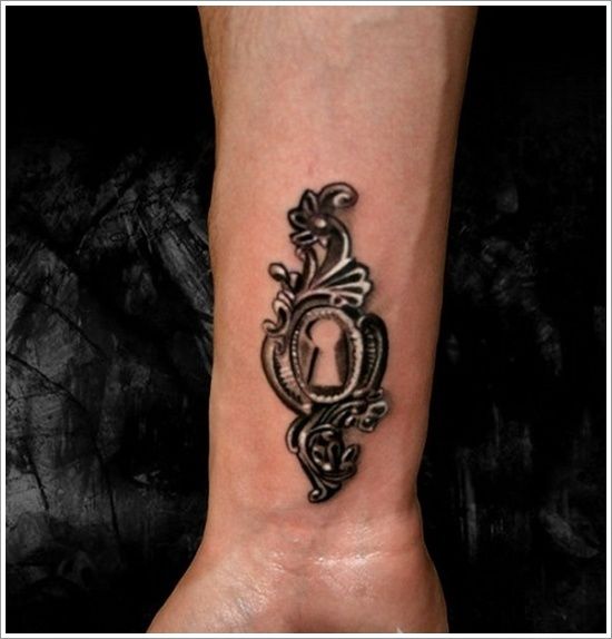 Lock Tattoo Design Right Over The Heart Great Tattoos Beautiful Tattoos Body Art Tattoos