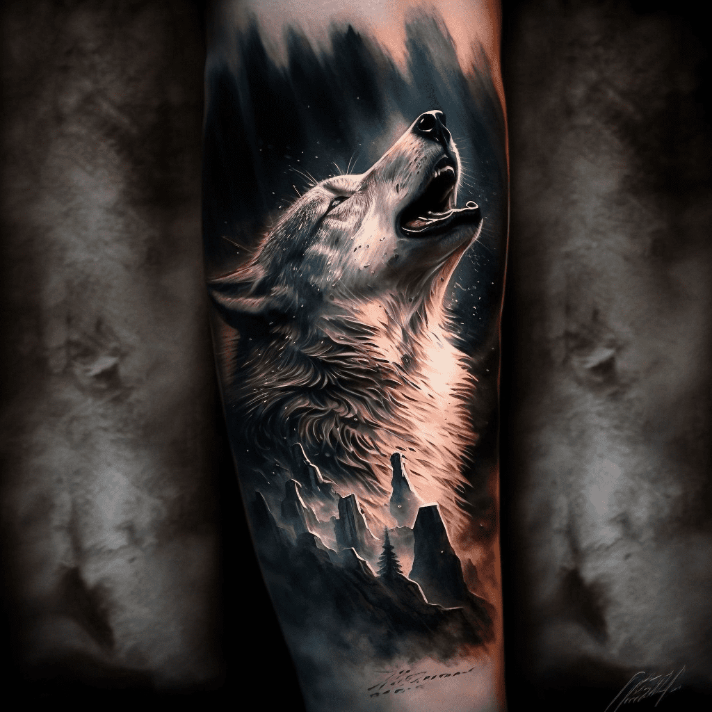 Lone Wolf Tattoo Wolf Temporary Tattoos Neartattoos