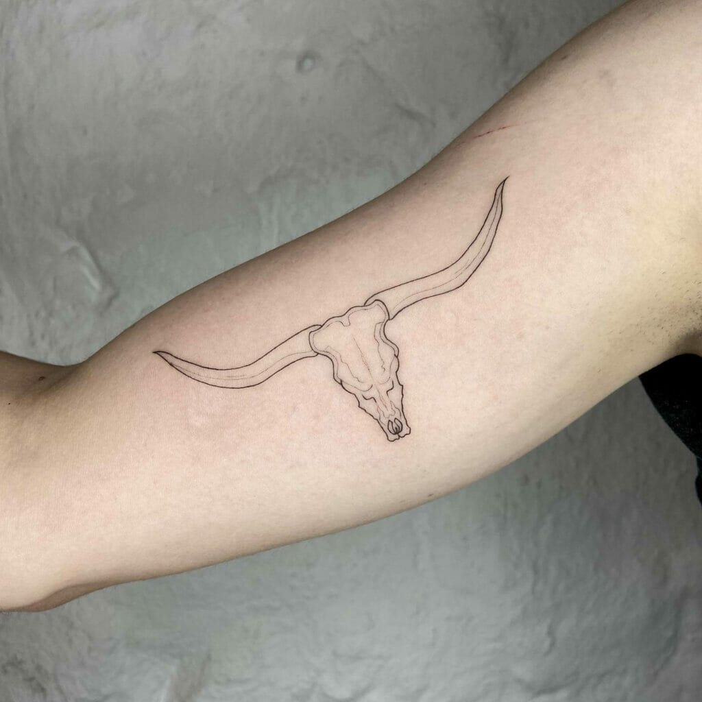 Longhorn Tattoo Meaning And Symbolism Tattooprofy