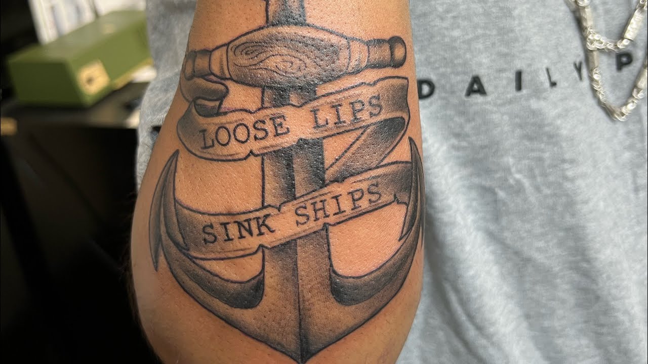 Loose Lips Sink Ships Tattoo Www Amandakill Com Amanda Killoran