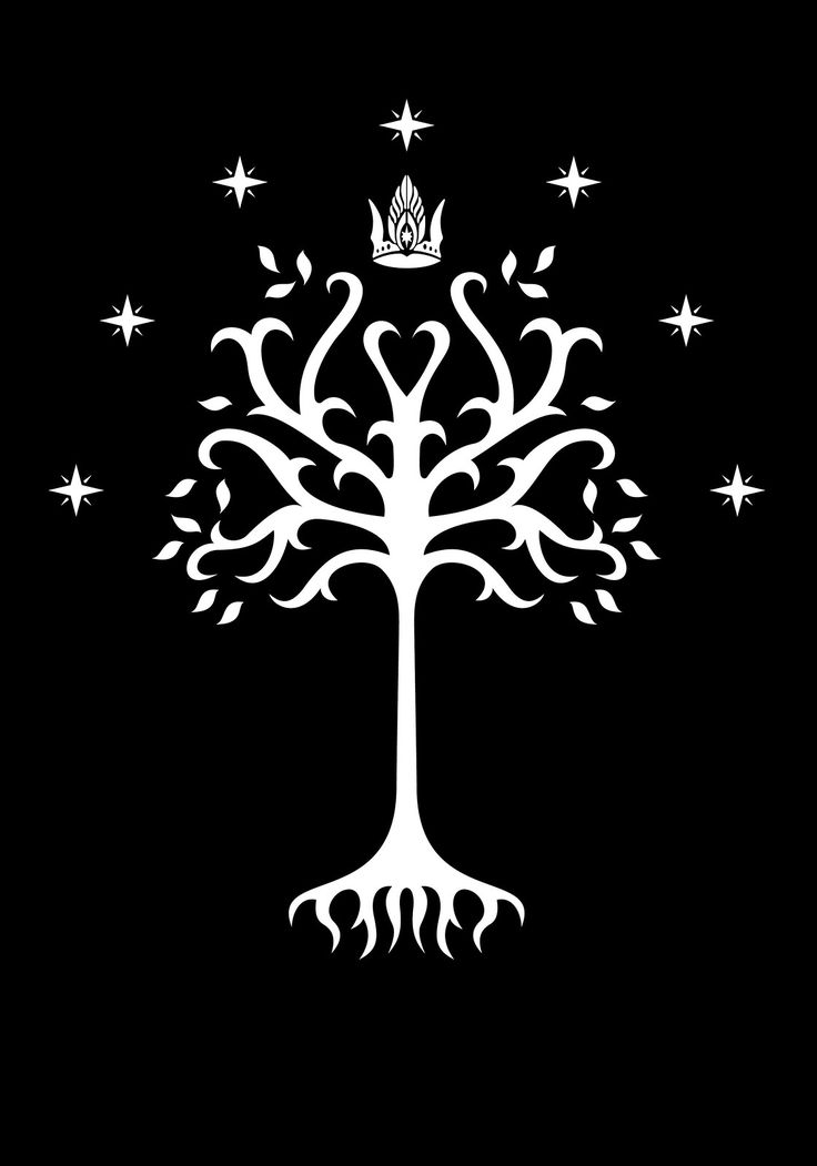 Lord Of The Rings Tattoo White Tree Of Gondor With Took Lord Of