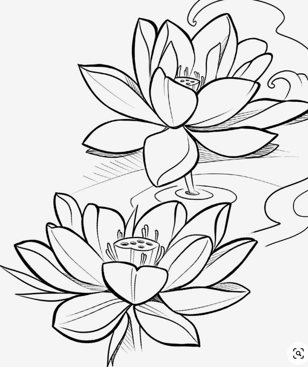 5 Stunning Lotus Flower Stencil Tattoo Ideas