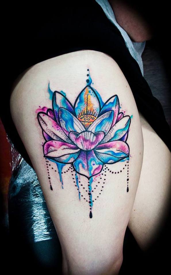 Lotus Flower Tattoo Designs Flower With Styles