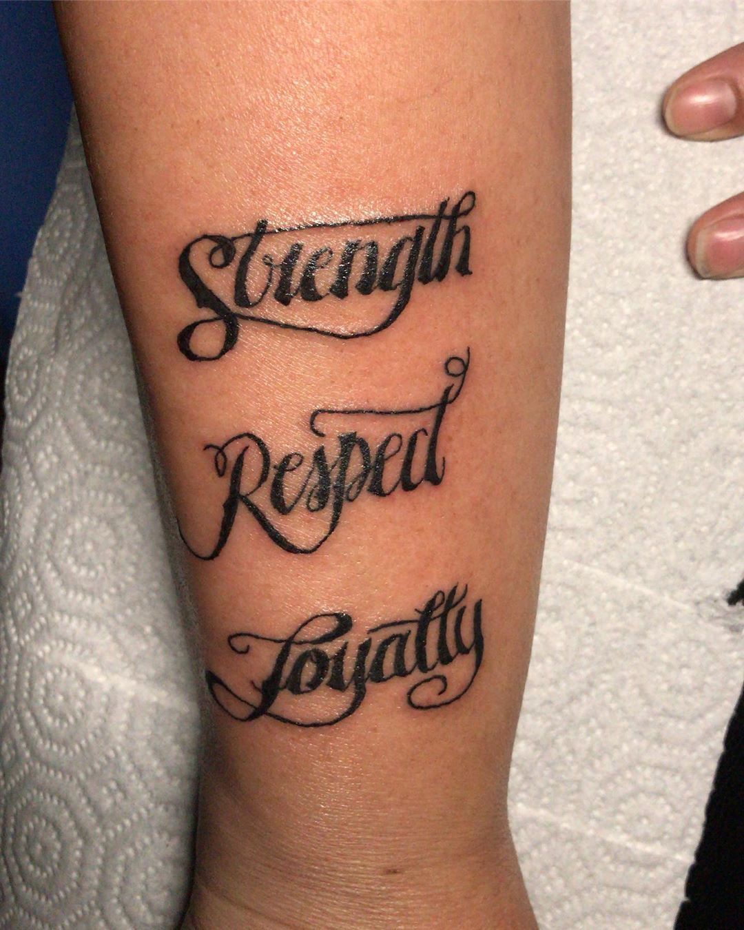 Loyalty Respect Tattoo