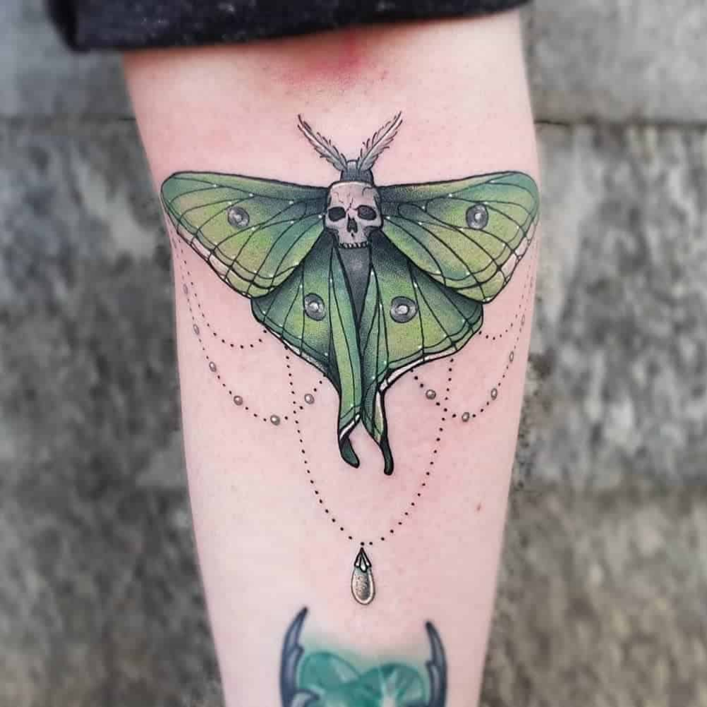 Luna Moth Tattoo Meaning Designs Placement Pros And Cons