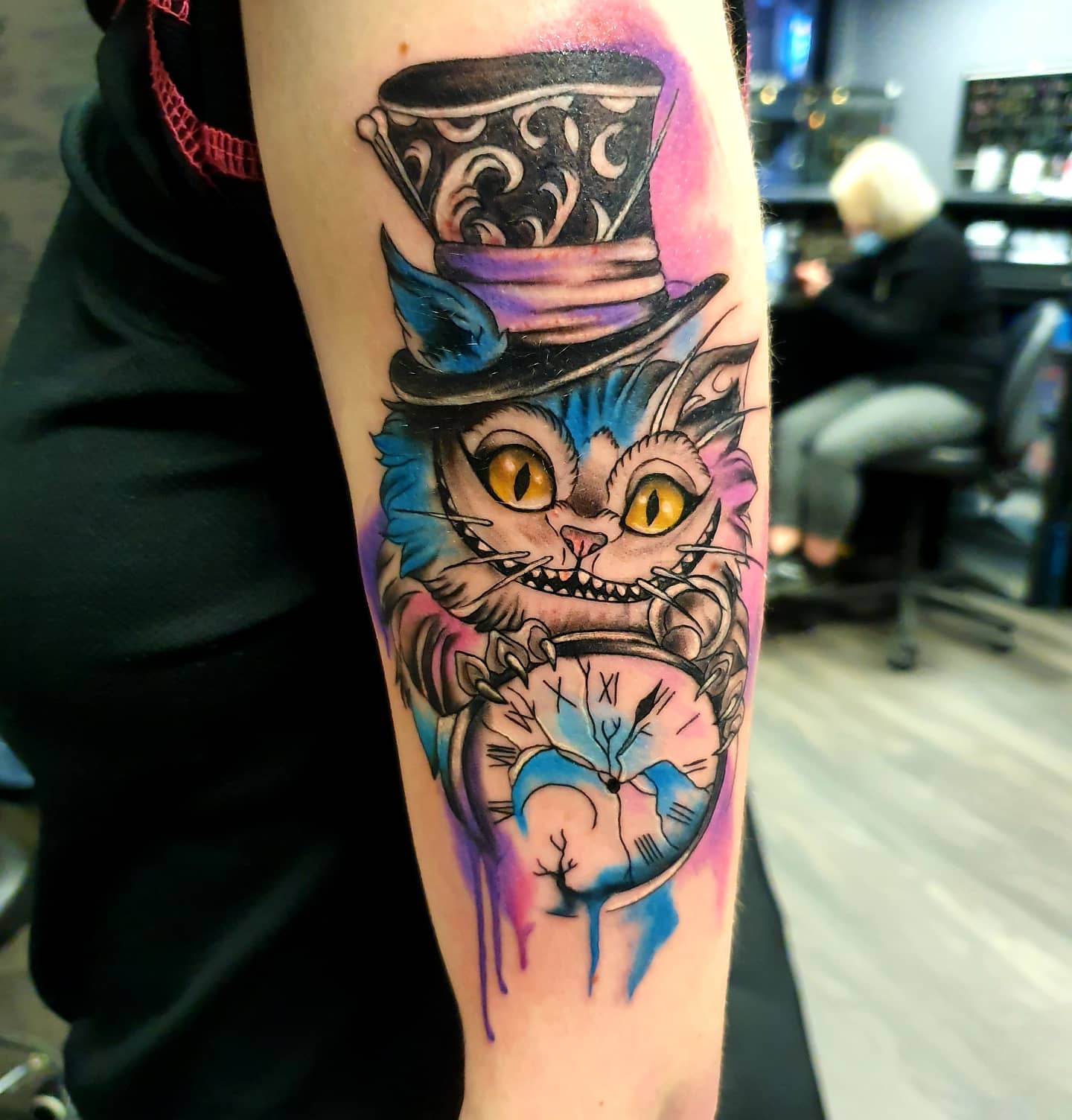 Mad Hatter Tattoo By Tuesday Addams Mad Hatter Tattoo Wonderland