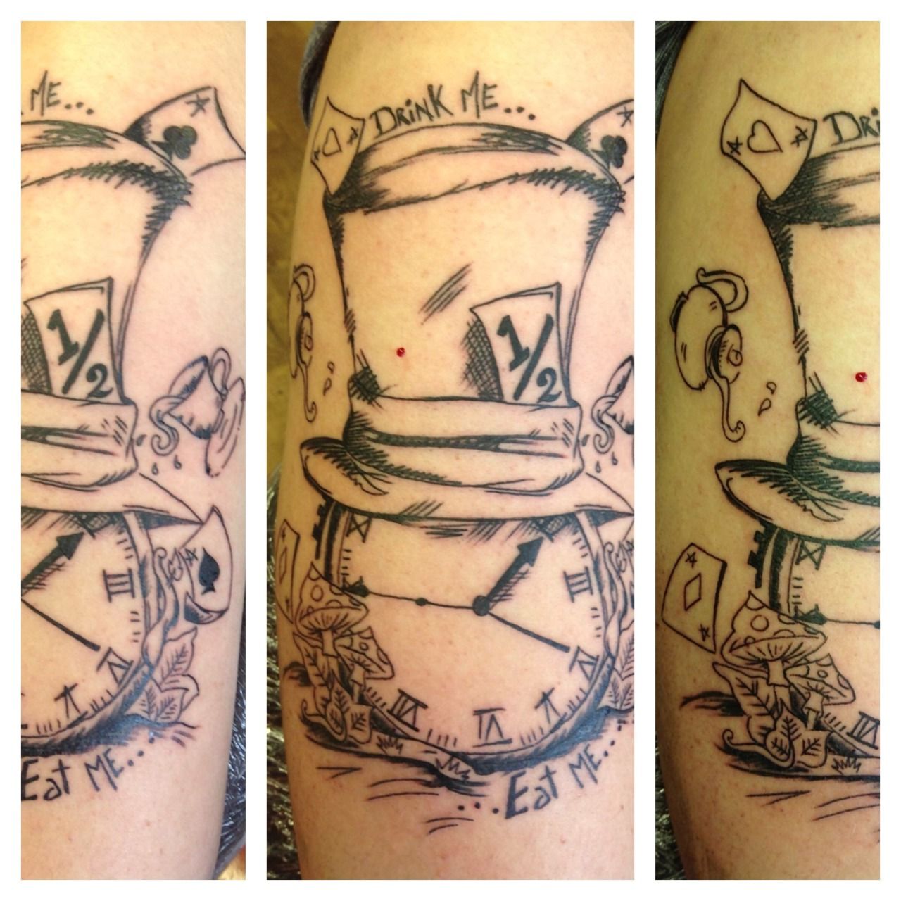 Mad Hatter Tattoo Mad Hatter Tattoo Disney Sleeve Tattoos Hand Tattoos