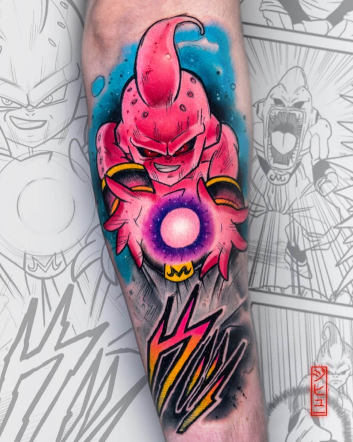 Majin Buu Tattoo By Steve Butcher Post 12983