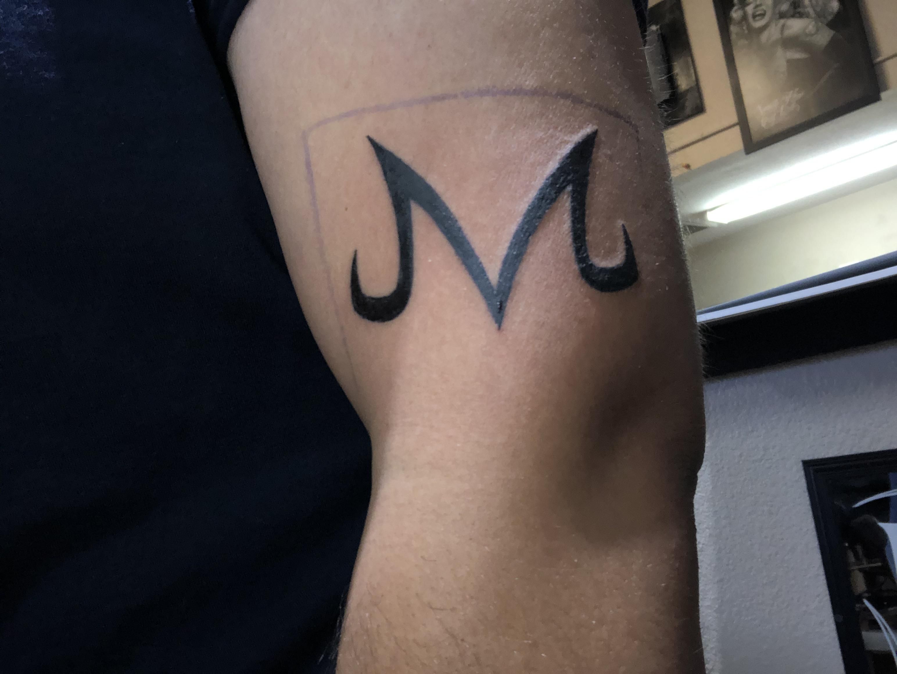 Majin Mark Tattoo: Temporary Yet Striking