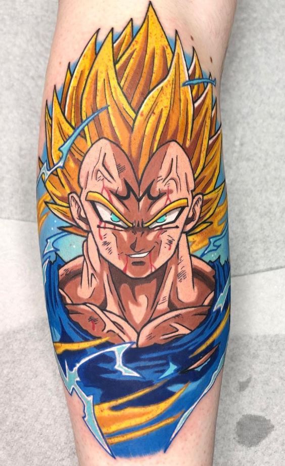 Majin Vegeta Tattoo Dbz Tattoo Tattoos Wizard Tattoo