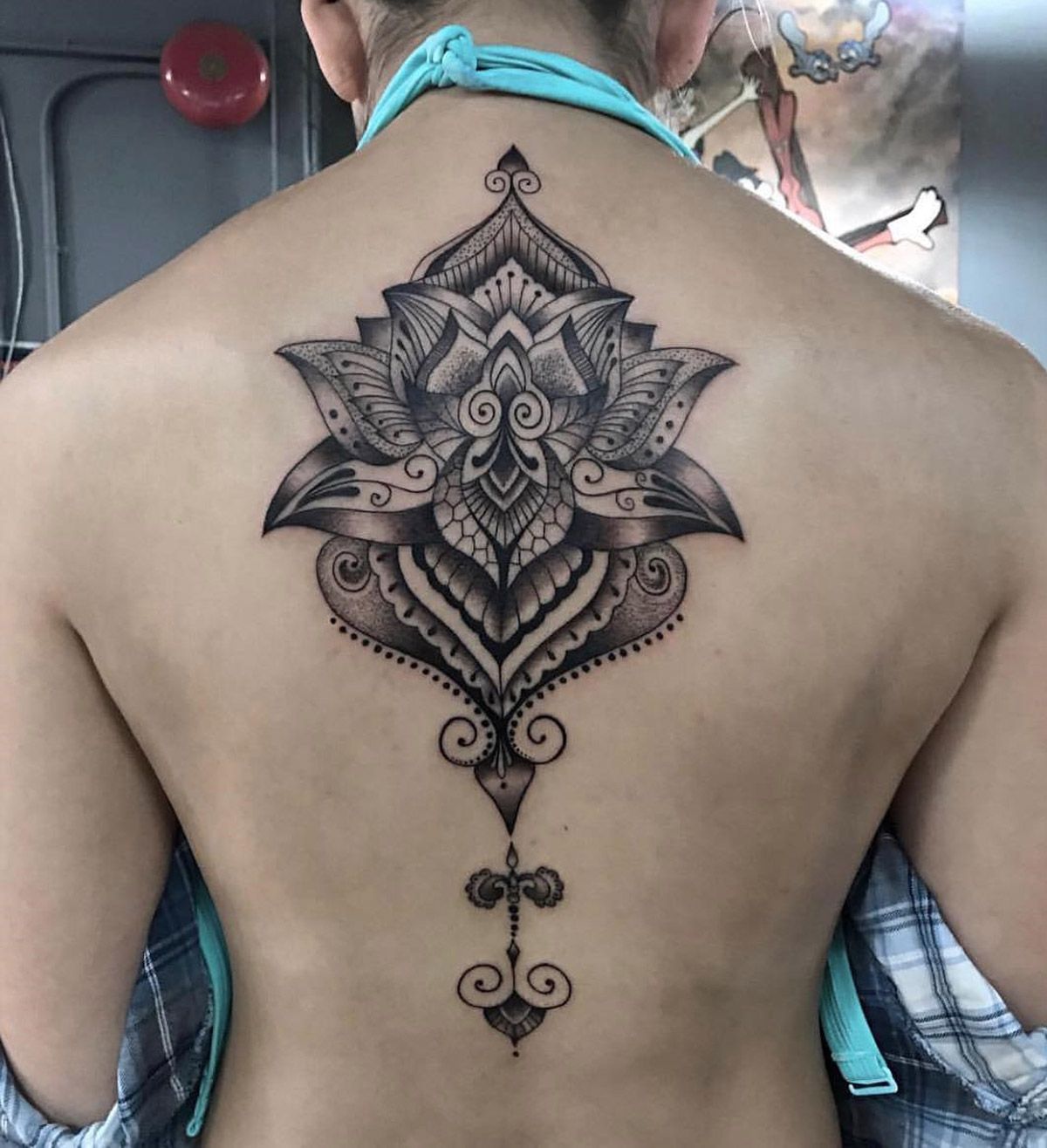 Mandala Lotus Tattoo Lotus Mandala Tattoo Hip Tattoo Tattoos