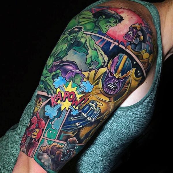 5 Marvel Tattoos That Showcase Your Fandom Ink