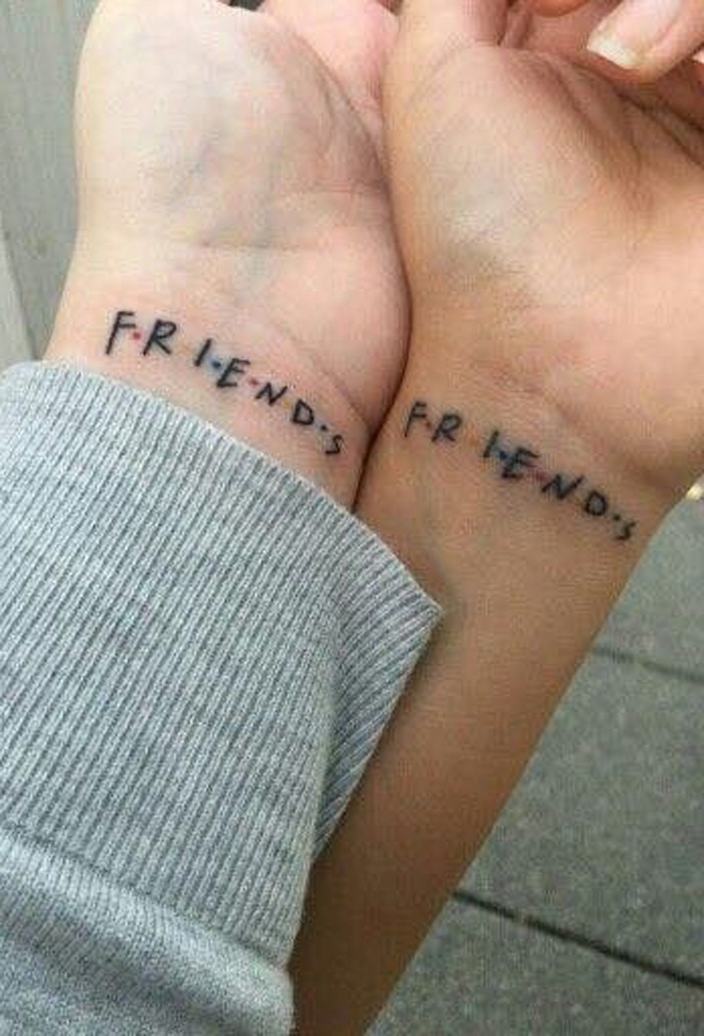 Matching Bestfriend Small Wrist Tattoo Ideas From Friends Tv Show Www