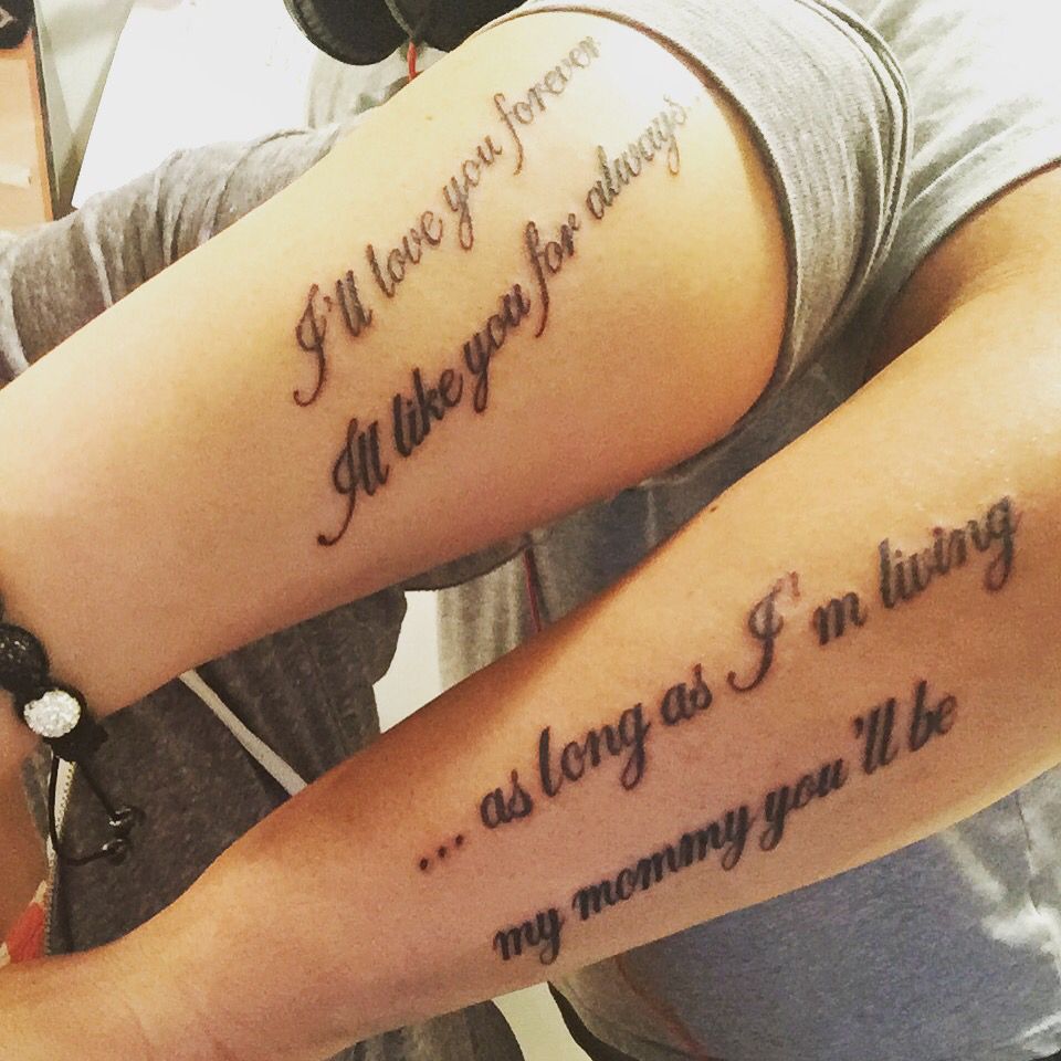 Matching Mother Son Tattoos Quotes Shortquotes Cc