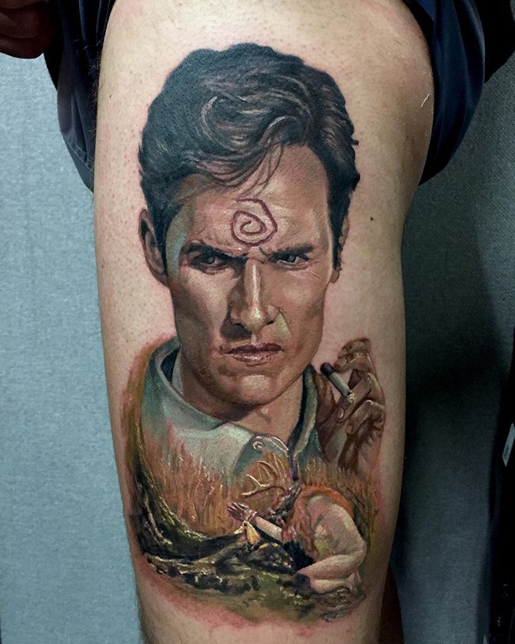 Matthew Mcconaughey Tattoo True Detective