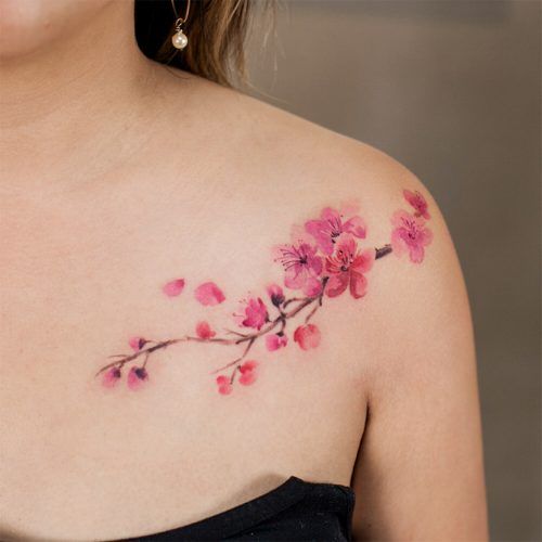 Meaning Of Cherry Blossom Flower Tattoo Best Flower Site