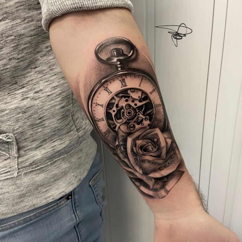 5 Timeless Clock Tattoo Meanings Unveiled