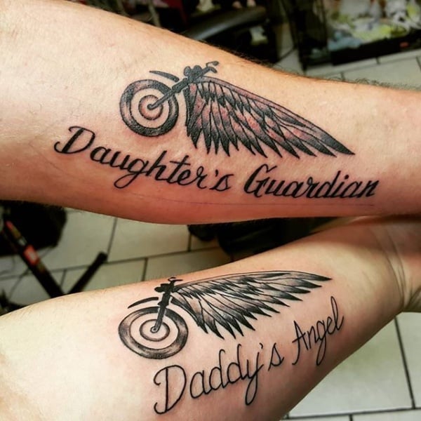 40 Beautiful Father-Daughter Tattoos That Speak Volumes