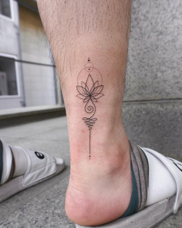 Unalome Lotus Tattoo: Symbolism and Meaning Explained