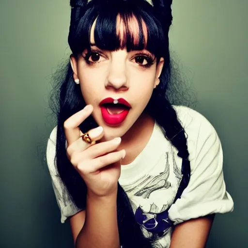 Melanie Martinez Tooth Upper Arm Tattoo Steal Her Style